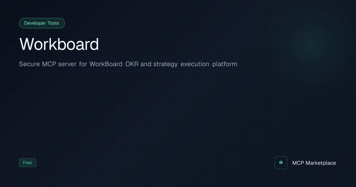 Workboard | MCP Marketplace